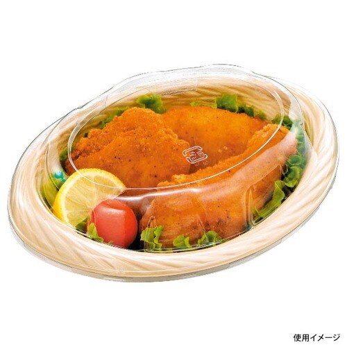 軽食容器 CF ザル−17 BR 身 43セット