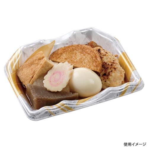 刺身容器 豊山18−14 本体 金ささ銀 ×30