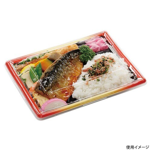 MFPモダン24−18−1浅 赤金フチ黒 ×12