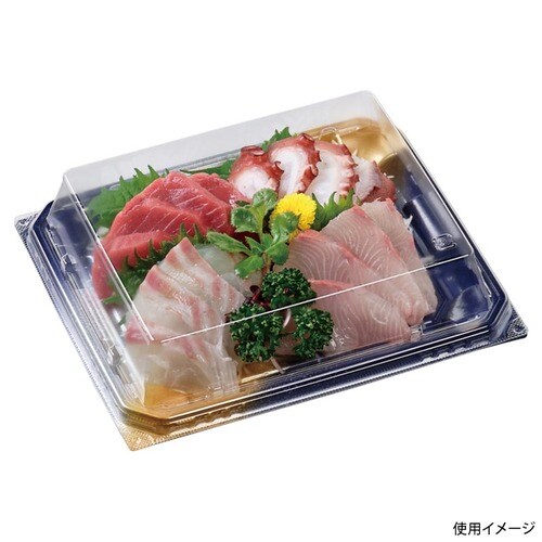 刺身容器 カレン20−16 本体 光年紺 ×12