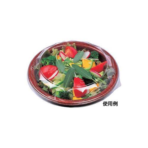 寿司容器 グルメボウル−18 本体 ひだ茶色 ×9