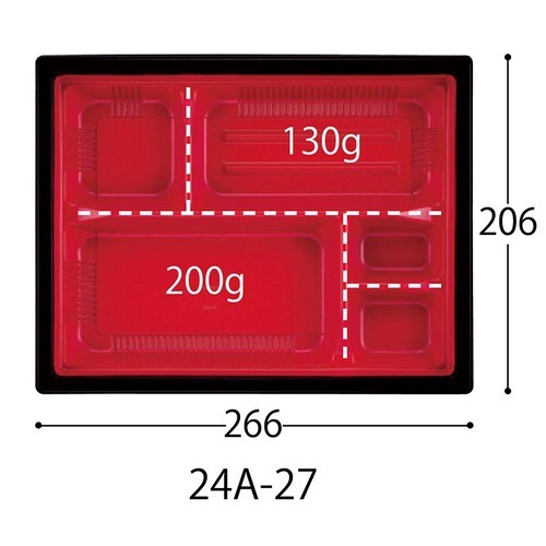 CT WF−24A−27赤黒−BK身