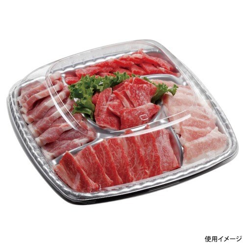 シェルトプラッター角30R本体 シルバー ×20