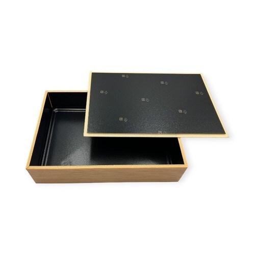 WPS角260−185 落蓋付 柾目黒 8セット