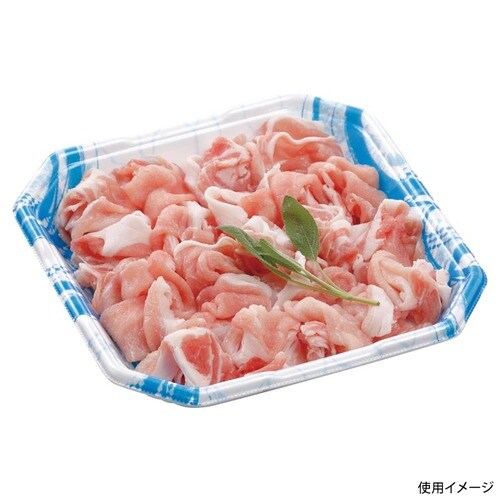 発泡トレー しゃぶしゃぶ2人浅LS 旬香青 ×12