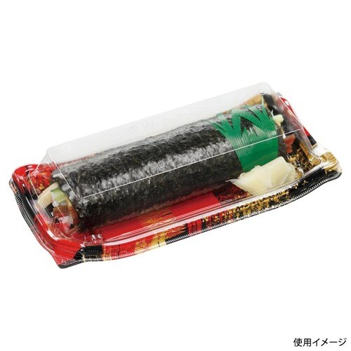 刺身容器 四季皿25−12 本体 角紋赤 ×12