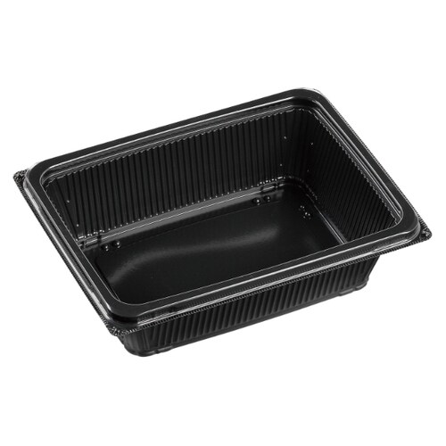 軽食容器DLV角19−14R(55)MSD黒×15