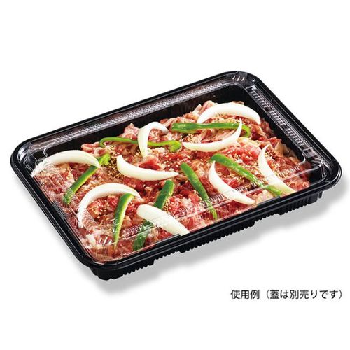 軽食容器 HSラクパ 26−19 BK 身 ×12