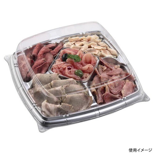 シャトープラッター角30 本体 銀 20セット