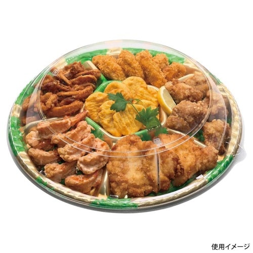 シェルトプラッター丸40 本体 金リーフ ×15