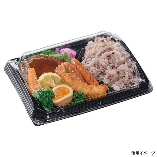 MSD竹皿膳24−18−1 黒 12セット