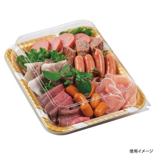 MFPティアラ角皿25−19 スラン金 12セット