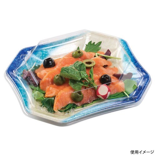 刺身容器 美彩21−18 本体 南国青 16セット