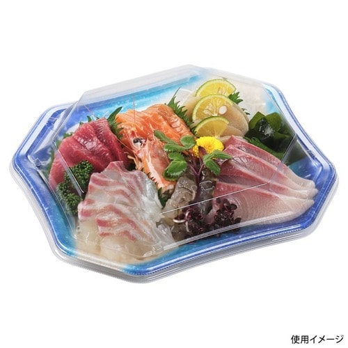 刺身容器 美彩24−21 本体 南国青 12セット