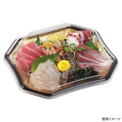 刺身容器 美彩24−21 本体 本市松 12セット