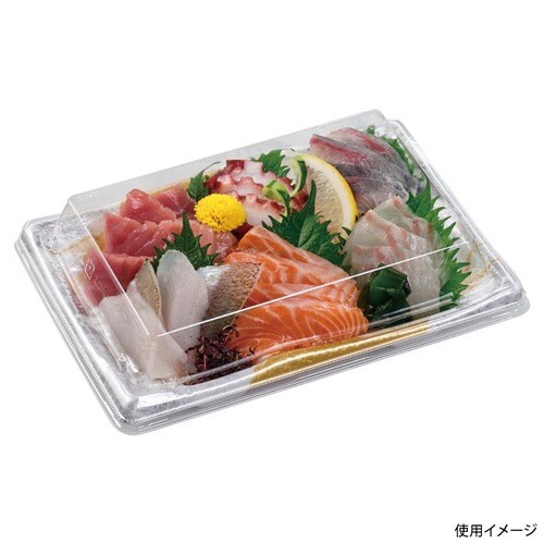 刺身容器 陶彩24−17 本体 あや筆金 ×12