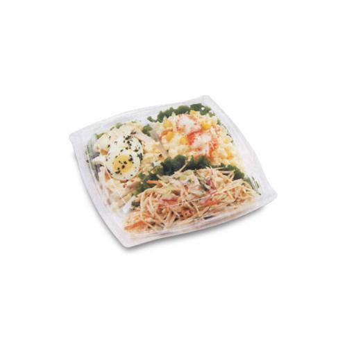 軽食容器 APウェーブ220−3(V)本体 ×12