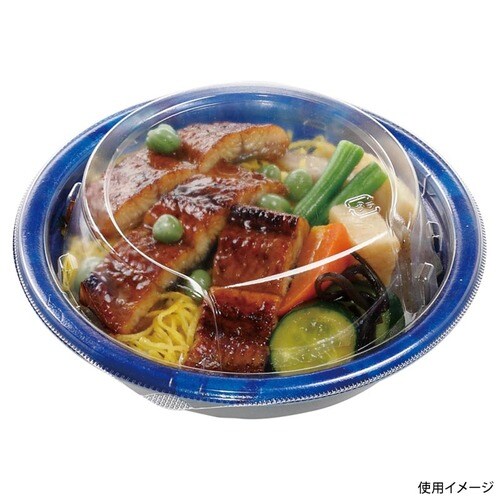 MFPデリプレ丸15 本体 カフェブルー ×18