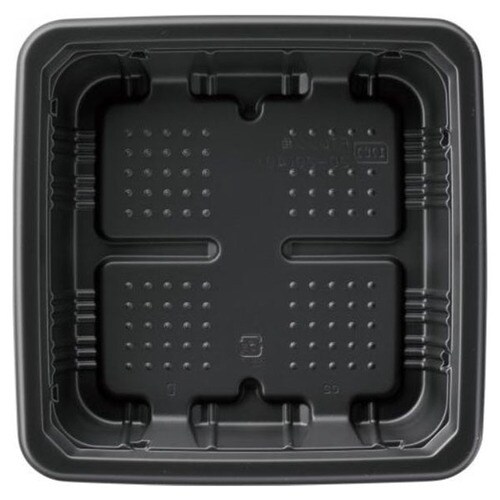軽食容器FTレンジ角20−20(40)耐寒黒×8