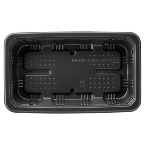 軽食容器FTレンジ角25−15(40)耐寒黒×8