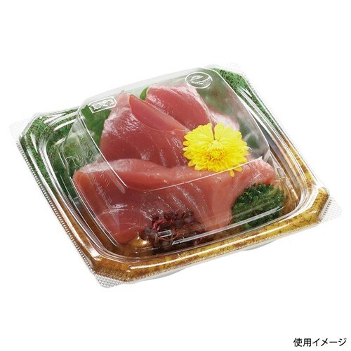刺身容器 Uステージ12−12 本体 旬彩緑×32