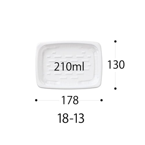 軽食容器 CTデリトップ18−13 W 身 ×24