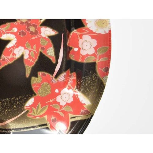 半月皿26−22 本体 風花赤 12セット