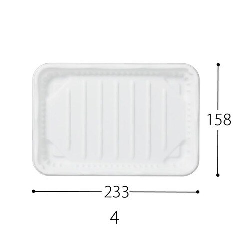 軽食容器SDホットマルシェ4BK身−1×18