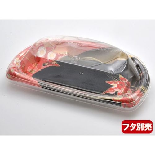 半月皿20−12 本体 風花赤 24セット