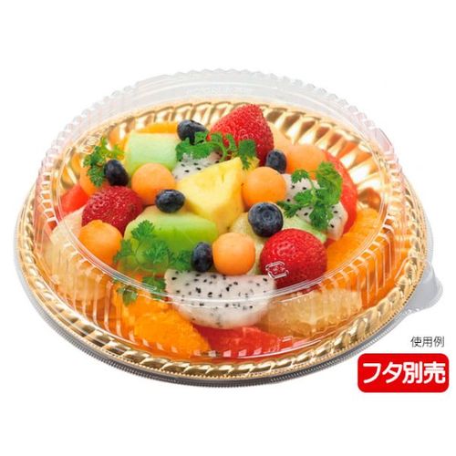 ティアラ丸皿21 本体 金 18セット