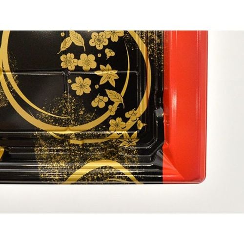 刺身容器 CF宴角34−23 花泉R−BK身×10