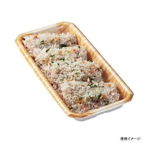 発泡トレー DAT22−10 木肌OR 24セット