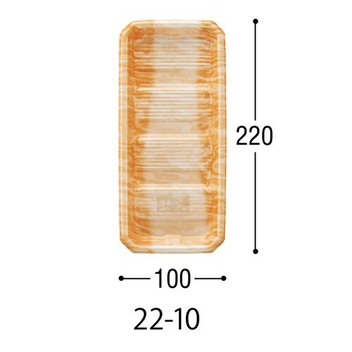 発泡トレー DAT22−10 木肌OR 24セット