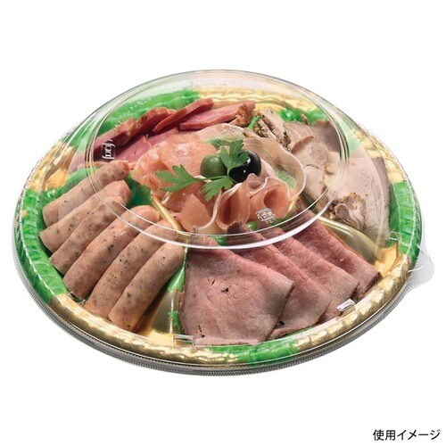 シェルトプラッター丸20 本体 金リーフ ×12