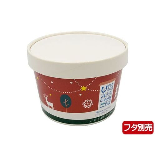バーレル容器CO−1L−140クリスマス赤×12