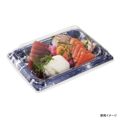 刺身容器 四方盛24−17 麗DB 身 12セット