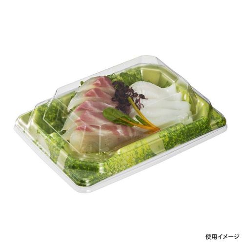 刺身容器 四方盛17−11 土岐GN 身 ×30