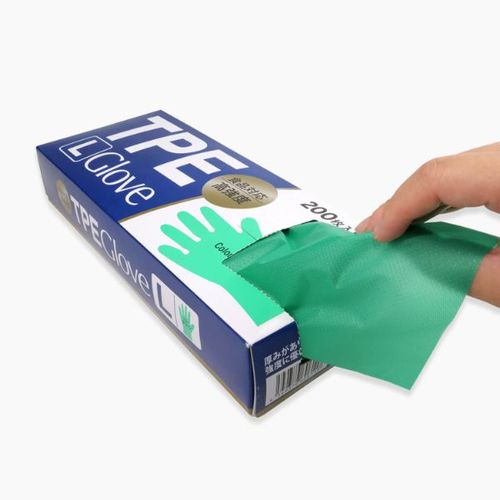 TPE GLOVE グリーン L 24セット