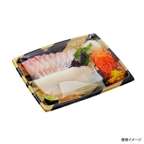 刺身容器 BCF海帆 20−17 光舞BK 身×8