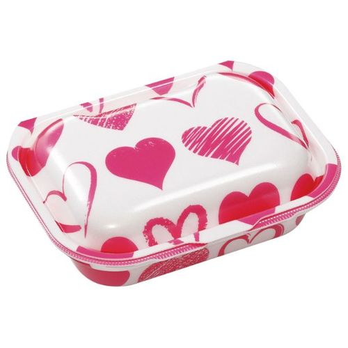 軽食容器 DLVボーノ20−15 ハートピンク×8
