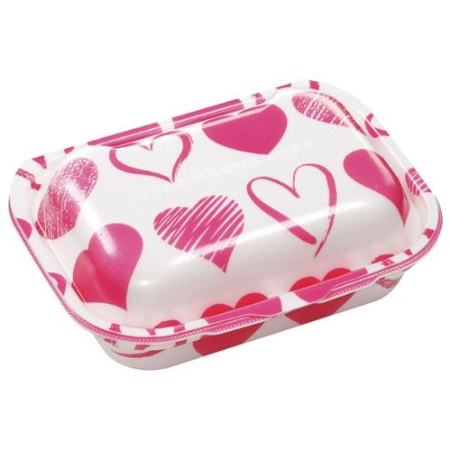 軽食容器 DLVボーノ22−16 ハートピンク×6