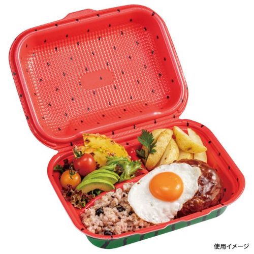 軽食容器 DLVボーノ23−18−1 スイカ ×6