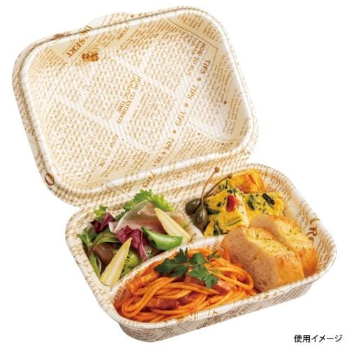 軽食容器DLVボーノ23−18−1タイムス茶W×6