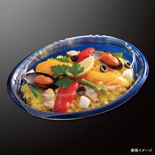 軽食容器 TPボレノ M24−18 紺 身 ×3