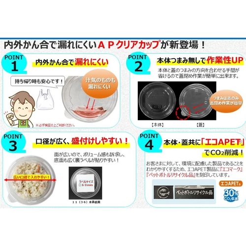 APクリアカップ14(72) エコ 12セット