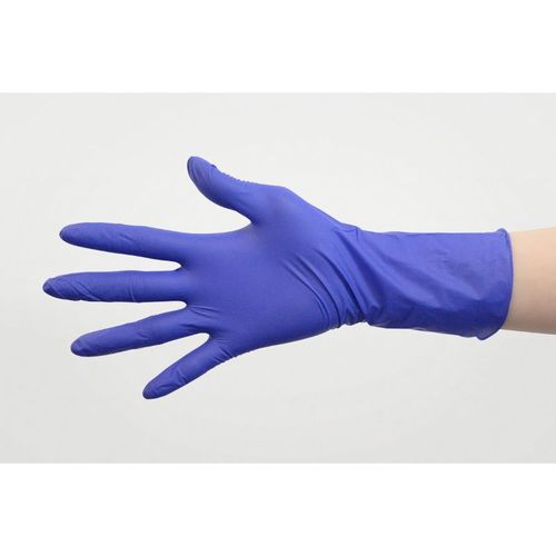 ニトリル手袋6001粉無 M 濃紺 8セット