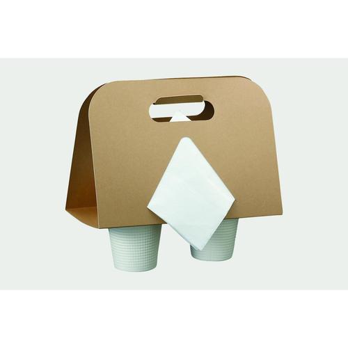 手提げカップホルダー 2個用未晒 3セット