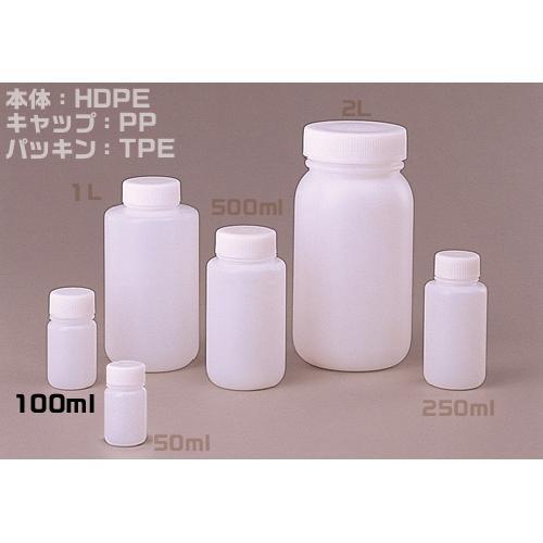 Jボトル丸型広口100ml 滅菌済 200本入
