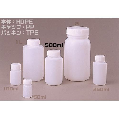 Jボトル丸型広口500ml 滅菌済 100本入