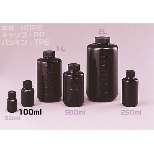 Jボトル丸型細口遮光100ml滅菌済 200本入